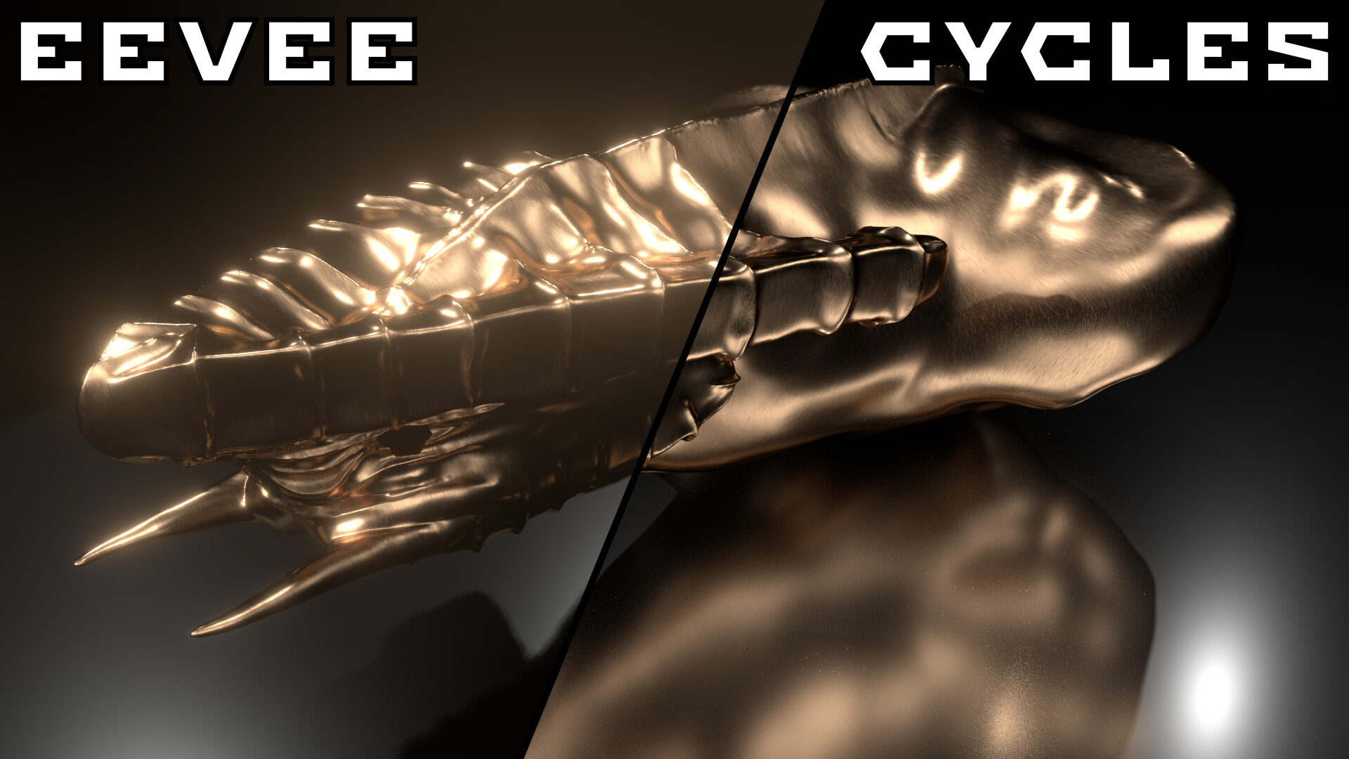 EeveeとCyclesの違いについての画像
